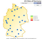 25 Städte in Deutschland